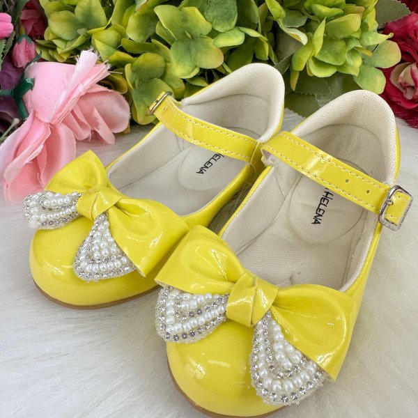 Sapatilha Flor Di MIla Carol Amarelo