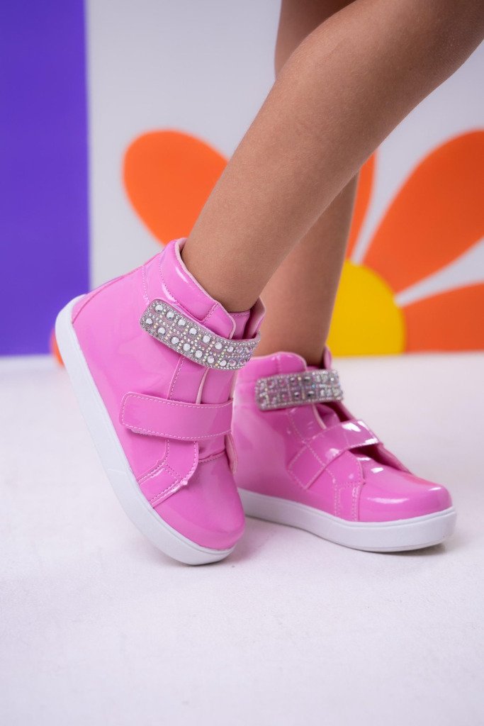 Tenis Bota D Milan Rosa Chiclete