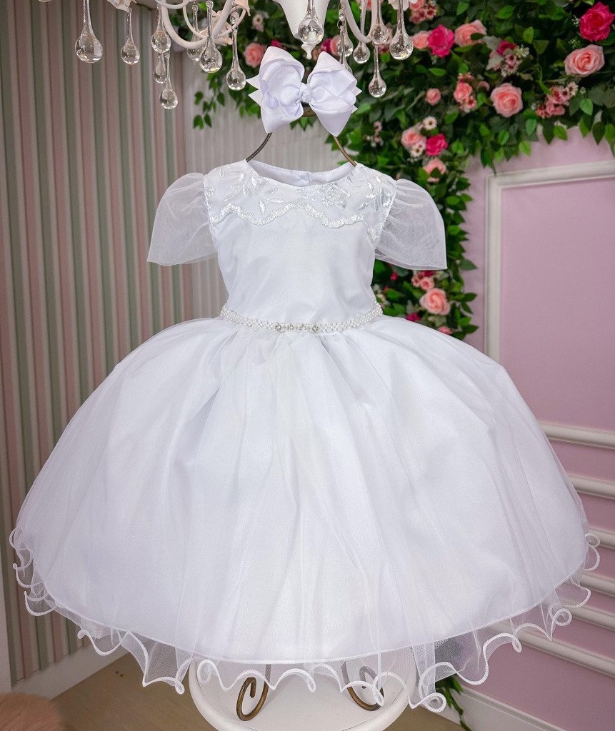 Vestido Marie Branco Carina