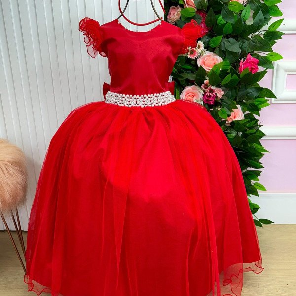 Vestido Marie Longo Amanda Vermelho