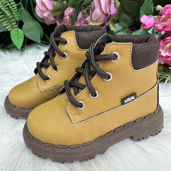Bota/Coturno Masculina Nilqi Mostarda