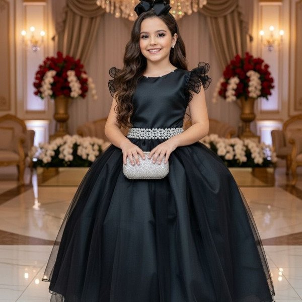 Vestido Marie Longo Amanda Preto