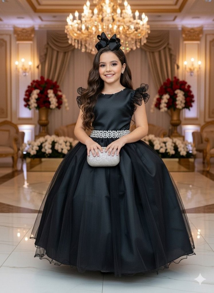 Vestido Marie Longo Amanda Preto