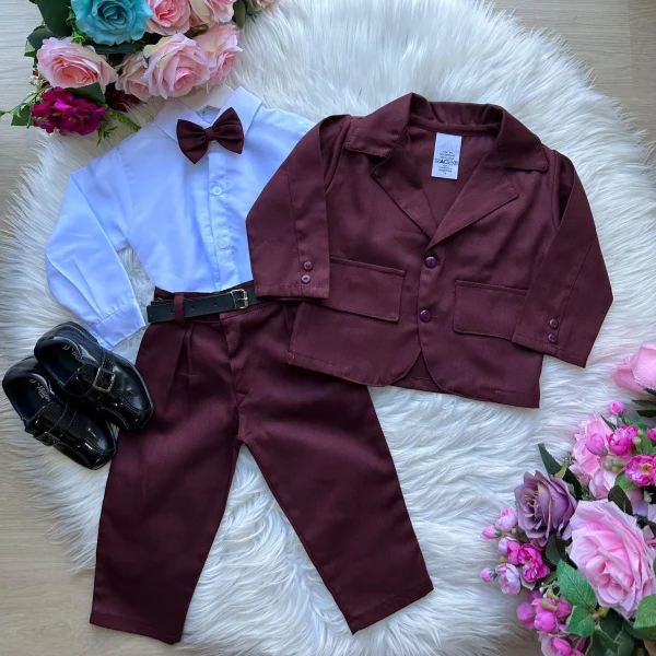Conjunto Miss Cherry Social Terno – Blaizer Marsala Ga