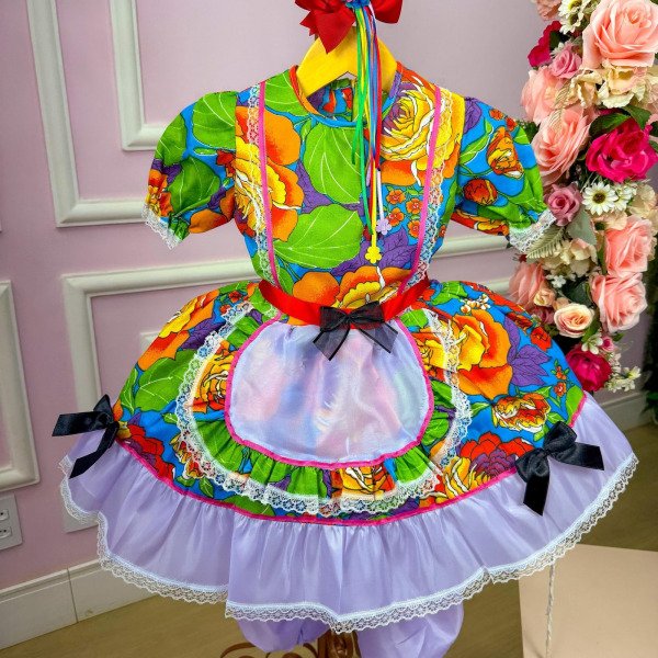 Vestido Junino Tropical Rafinha