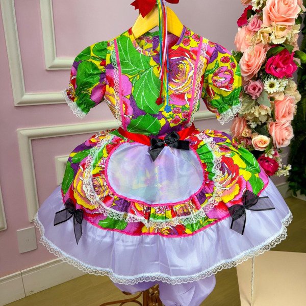 Vestido Junino Tropical Carina