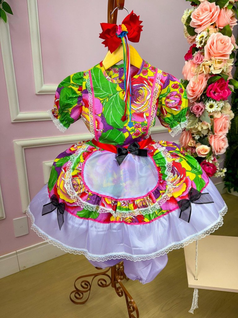 Vestido Junino Tropical Carina