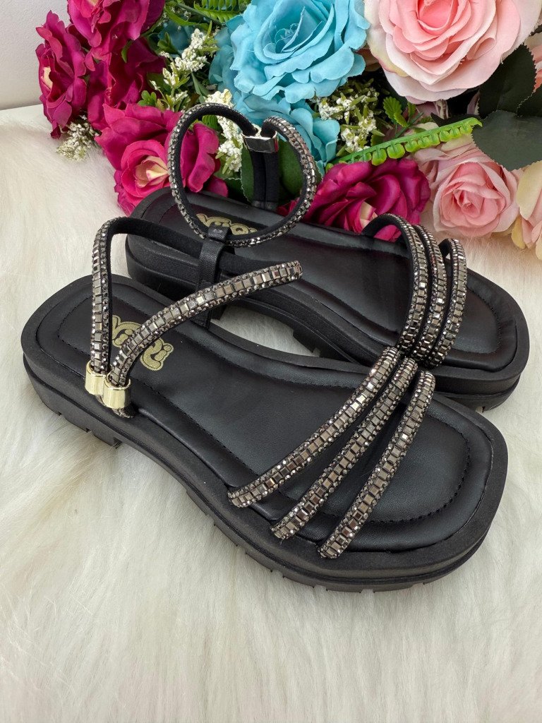 Sandália Nilqi Rafaela Preto